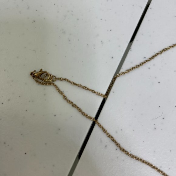 Beaded Necklace Leaf Cluster Gold‎ Tone Chain Long Blue Red Purple - Picture 4 of 6